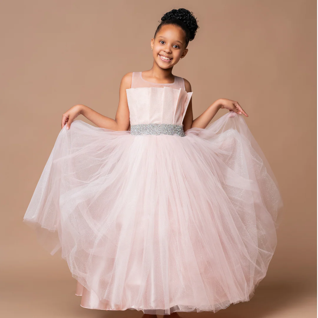 Pale Pink Sparkle Dress