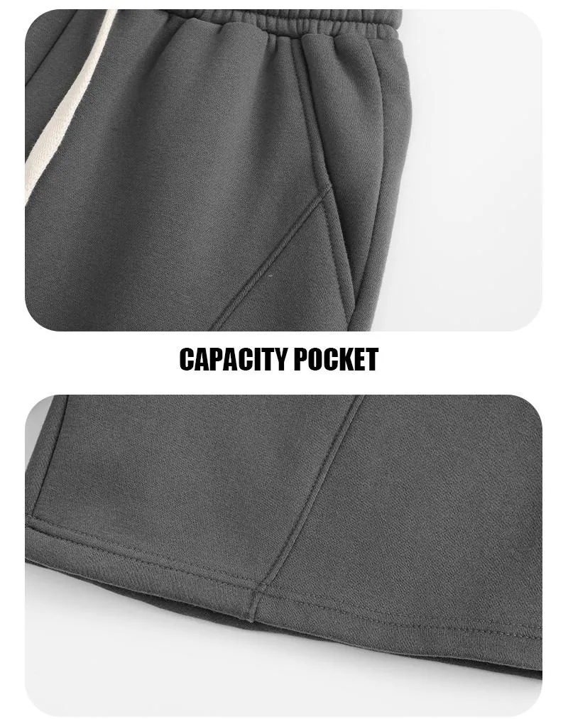 Men's Solid Pocket Waist Shorts, Lightweight Breathable Shorts, Casual Breathable Comfortable Shorts for Running Gym Workout