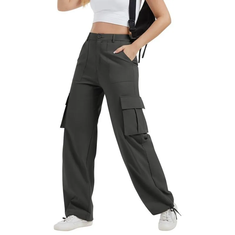 Stretchy Womens Cargo Pants thick thigh pants work outfits women Wide Leg Sweatpants Baggy