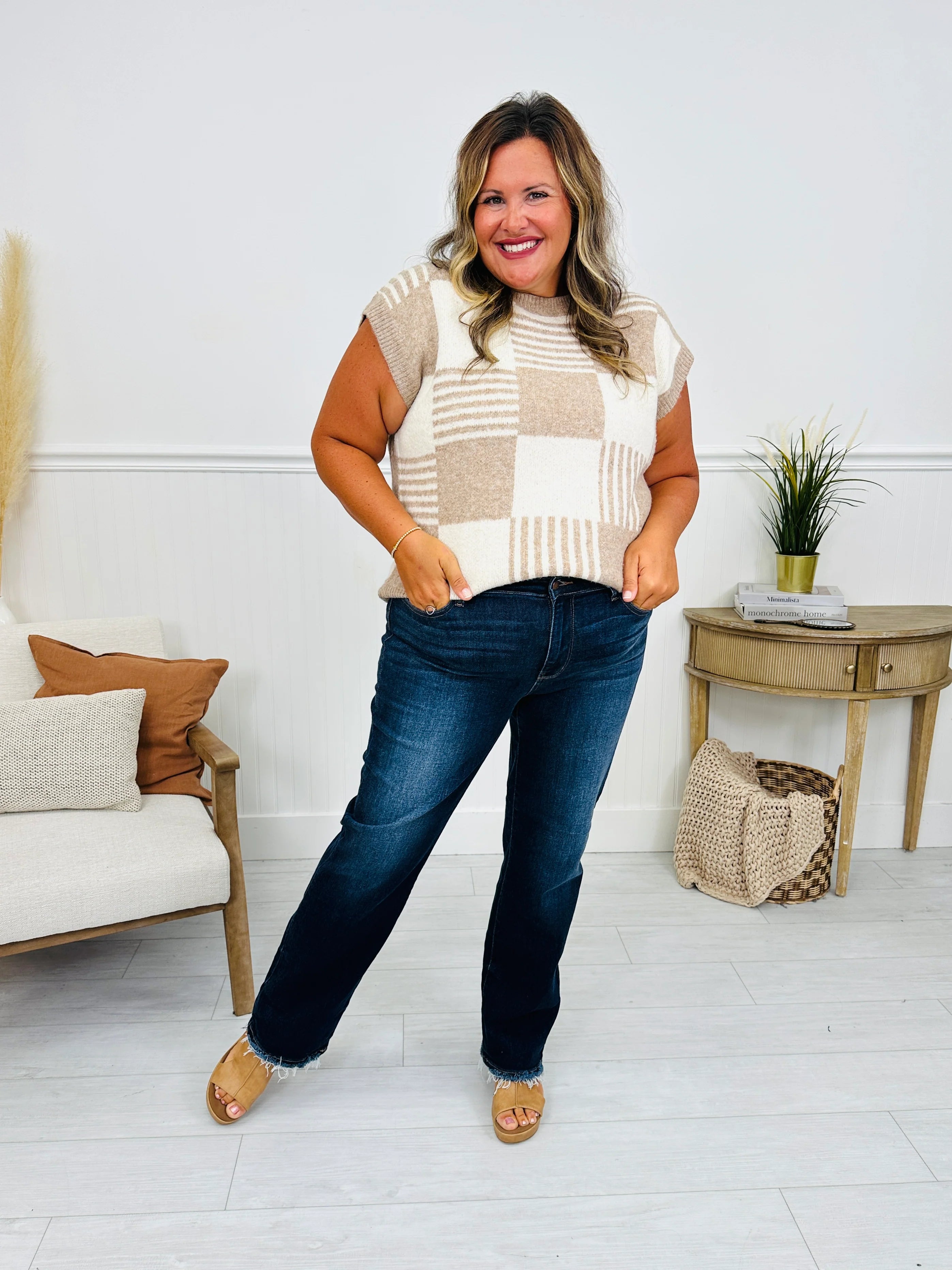 Judy Blue Keep You in The Dark Straight Leg Jeans