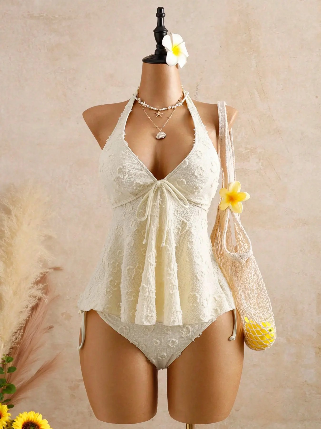 Women's Fashion Tankini Swimsuit, Stylish Two-Piece Swimwear