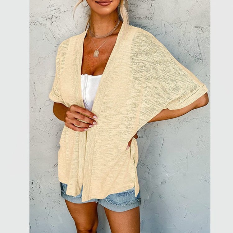 Women’s Lightweight Open-Front Batwing Cardigan