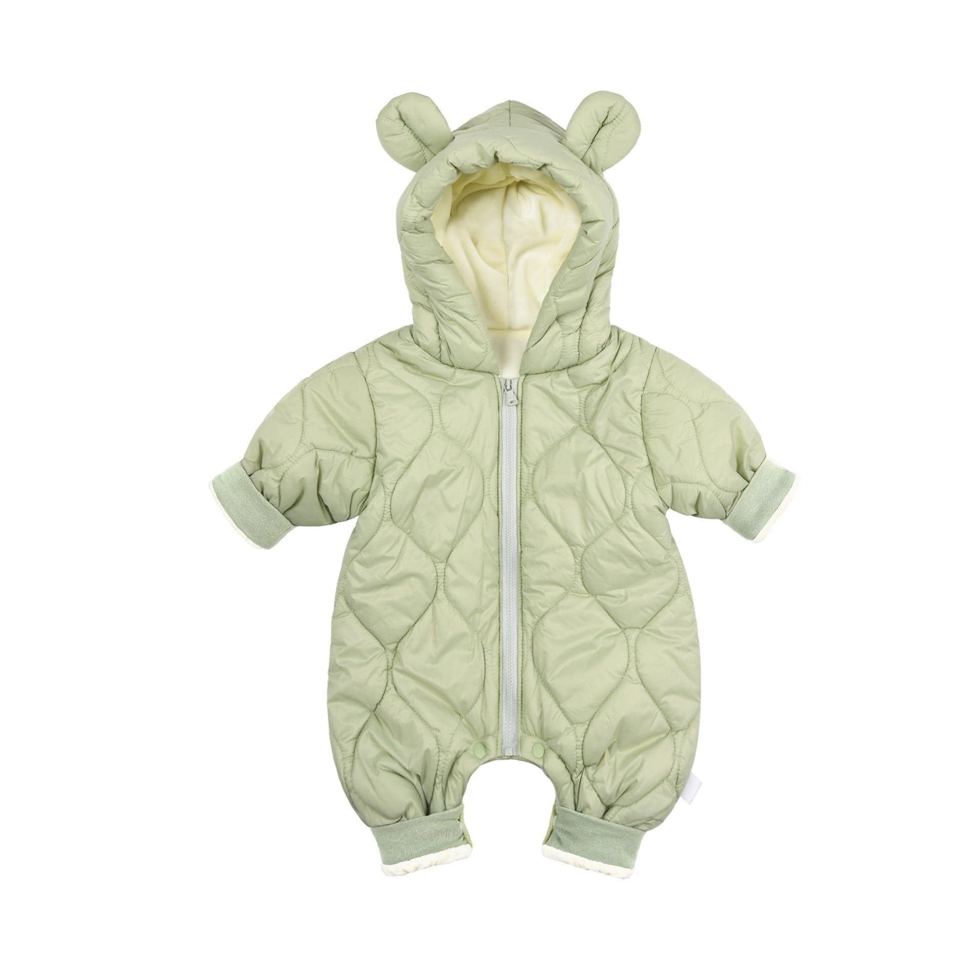Winter Hooded Baby Romper