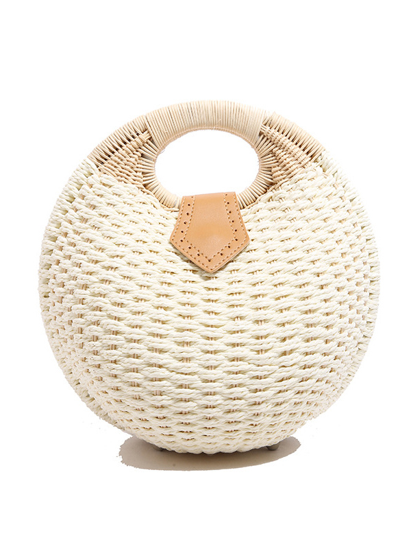 Geometric Woven Handbags