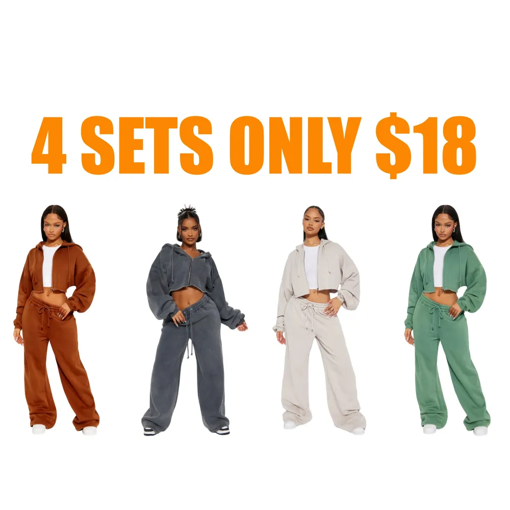 On The Go Fleece Pant Set