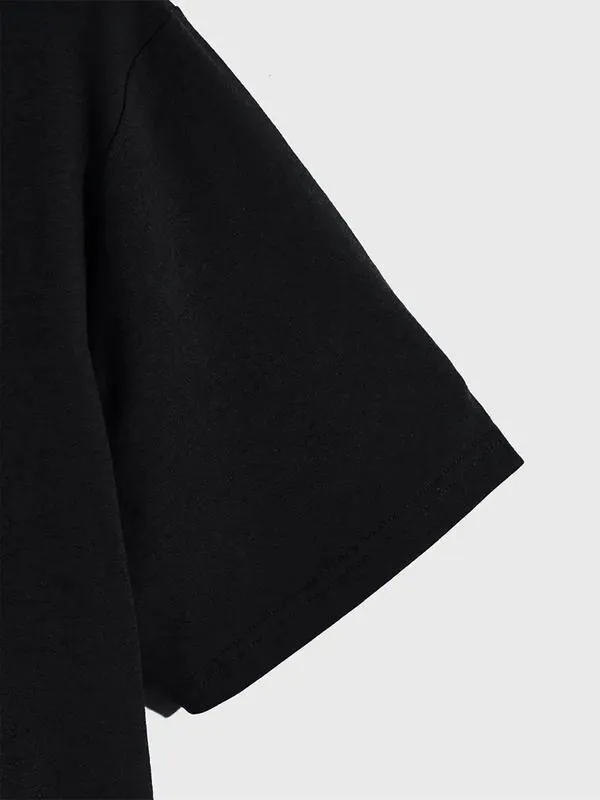 Heavyweight Tshirt 230G Cotton Solid Color Unisex Loose Fit Fade Proof Versatile Everyday Wear Men's Basic Tee