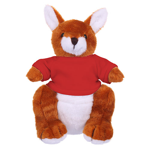 Soft Plush Kangaroo with Tee 8inch