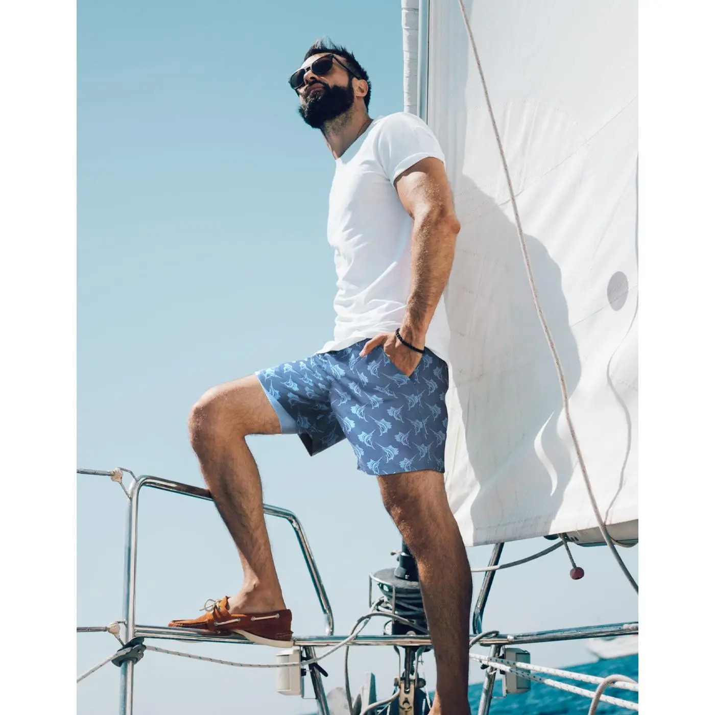 Men’s Swim Trunks with Compression Liner – Quick Dry Performance Shorts