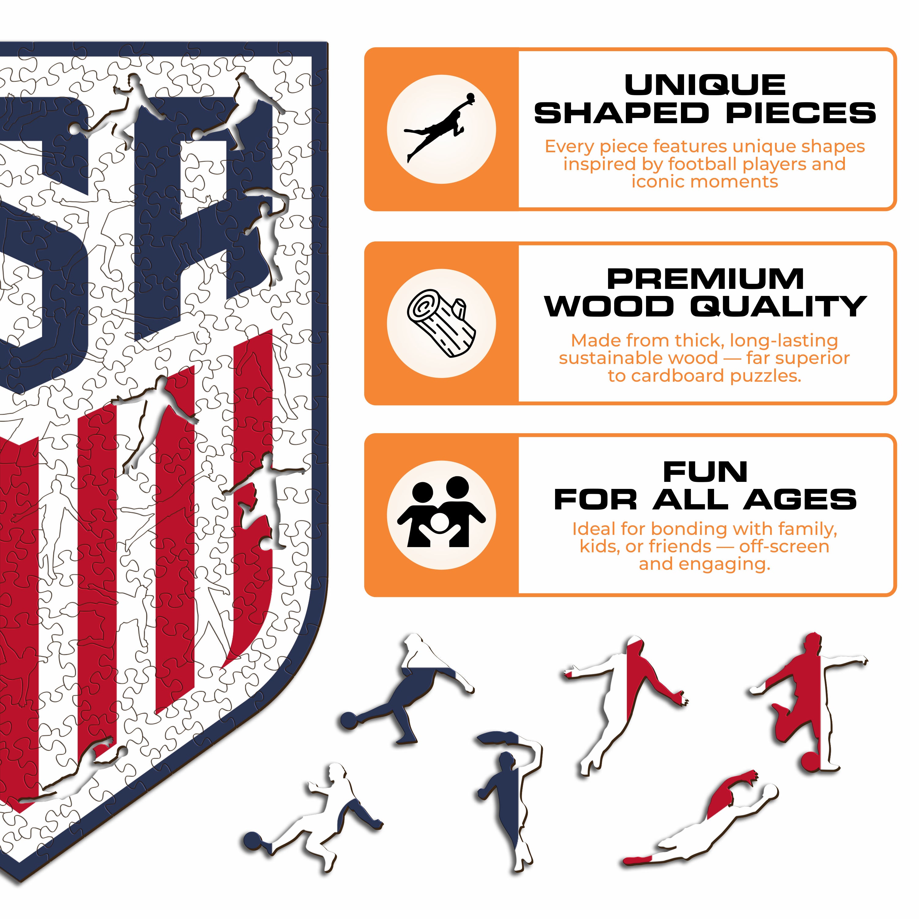 USMNT® Logo - Wooden Puzzle