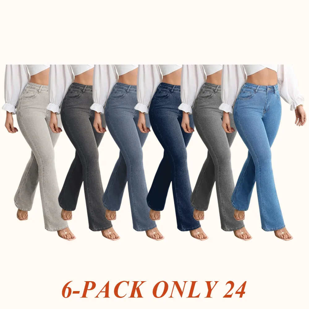 Women's slim-fit flared pants