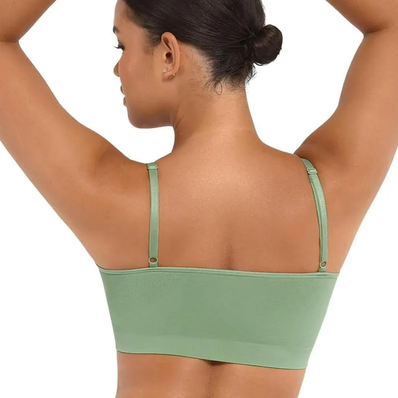 Women's Wireless Bra Comfort Bralettes No Underwire Unlined Cami Bra Seamless Tshirt Bras Sports Bra