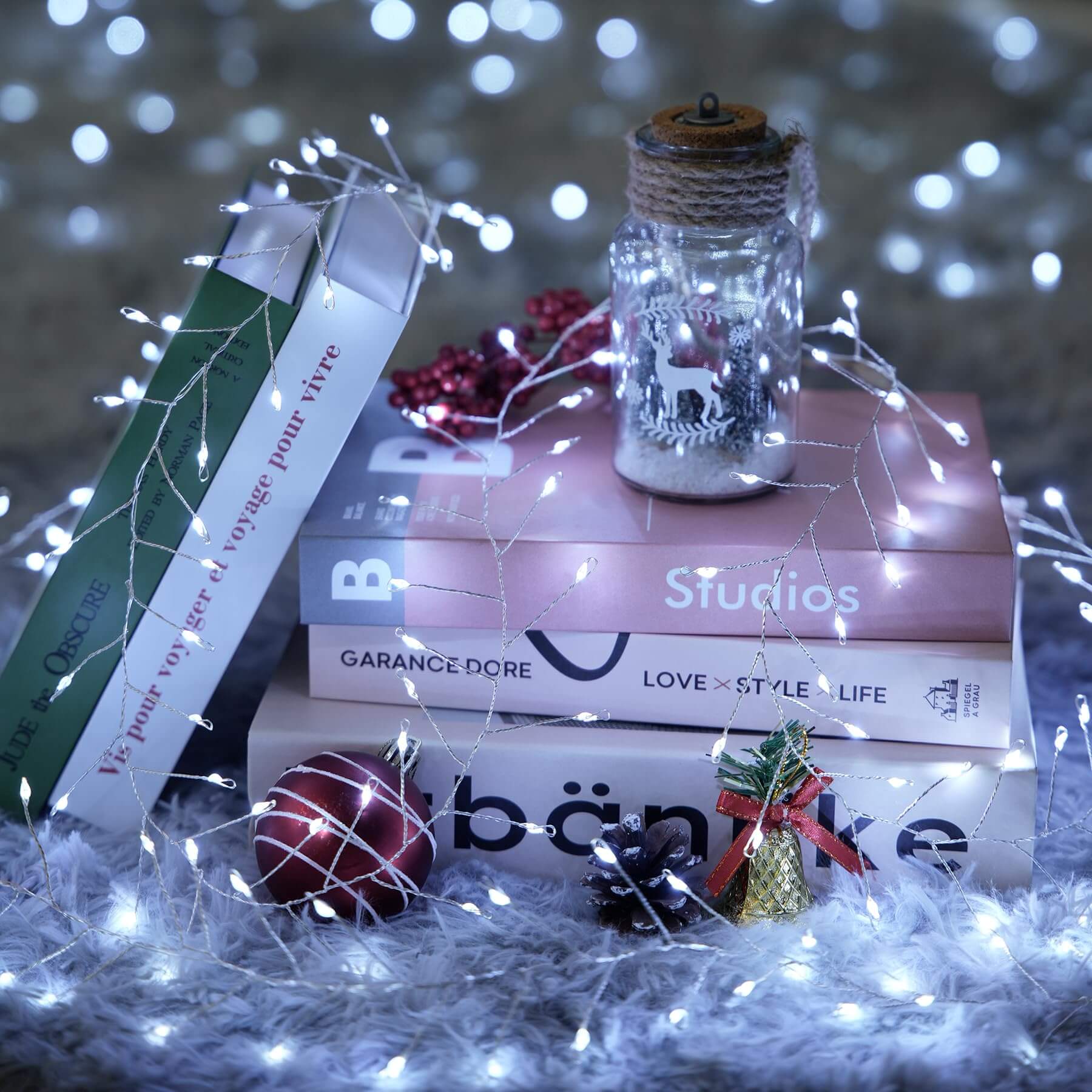 Christmas Lights Firecracker String Lights