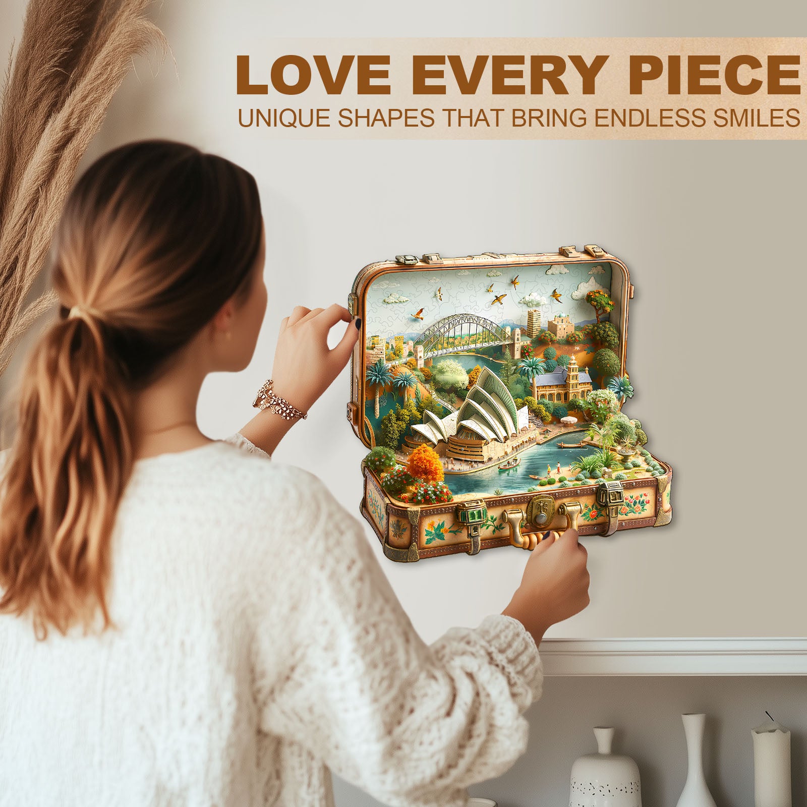 Sydney Opera House Tour Wooden Jigsaw Puzzle