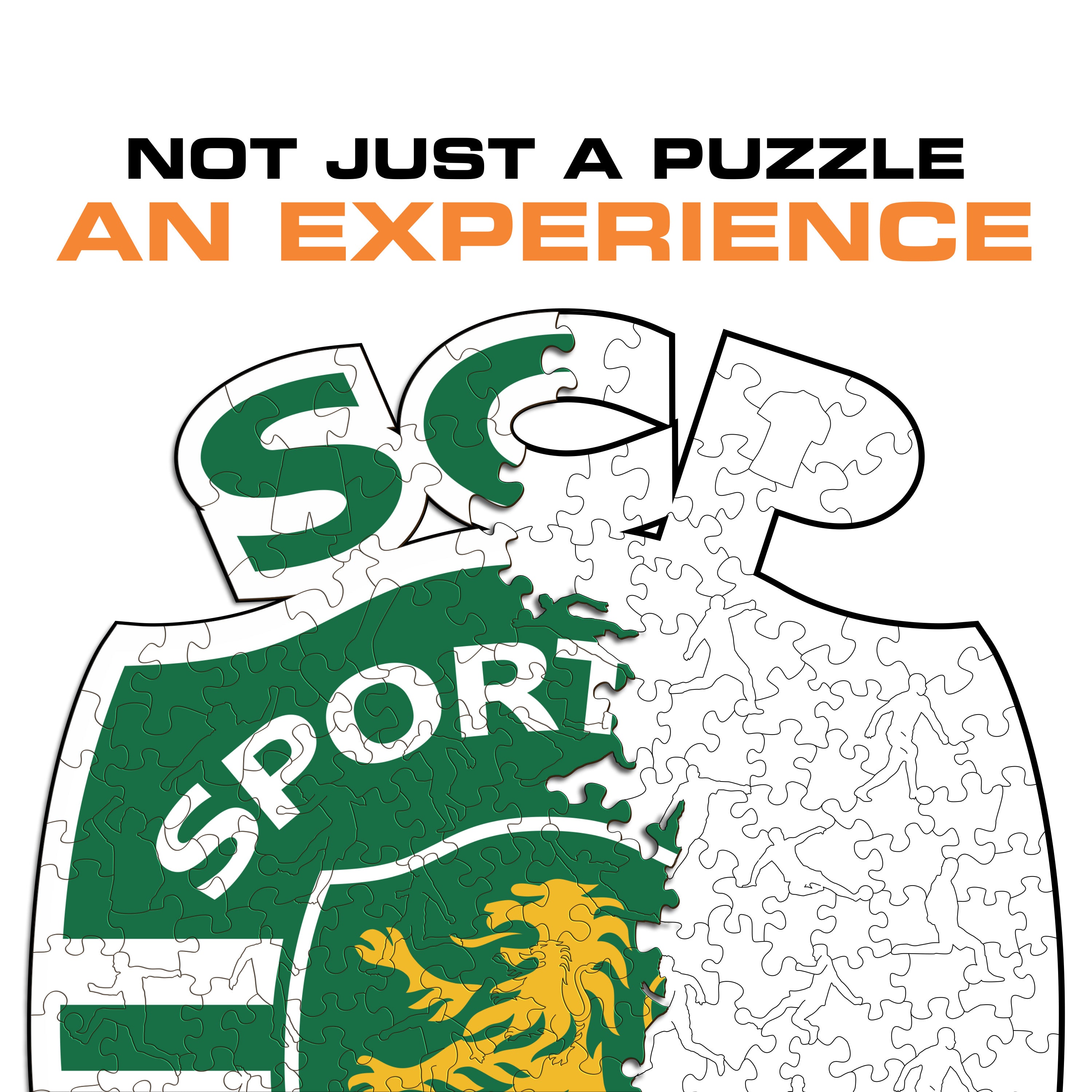 Sporting CP® Logo - Wooden Puzzle