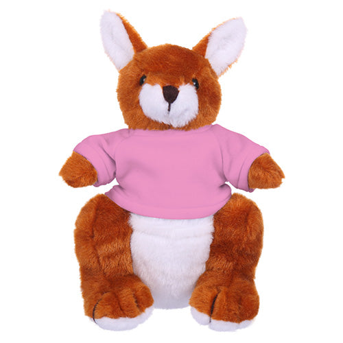 Soft Plush Kangaroo with Tee 8inch
