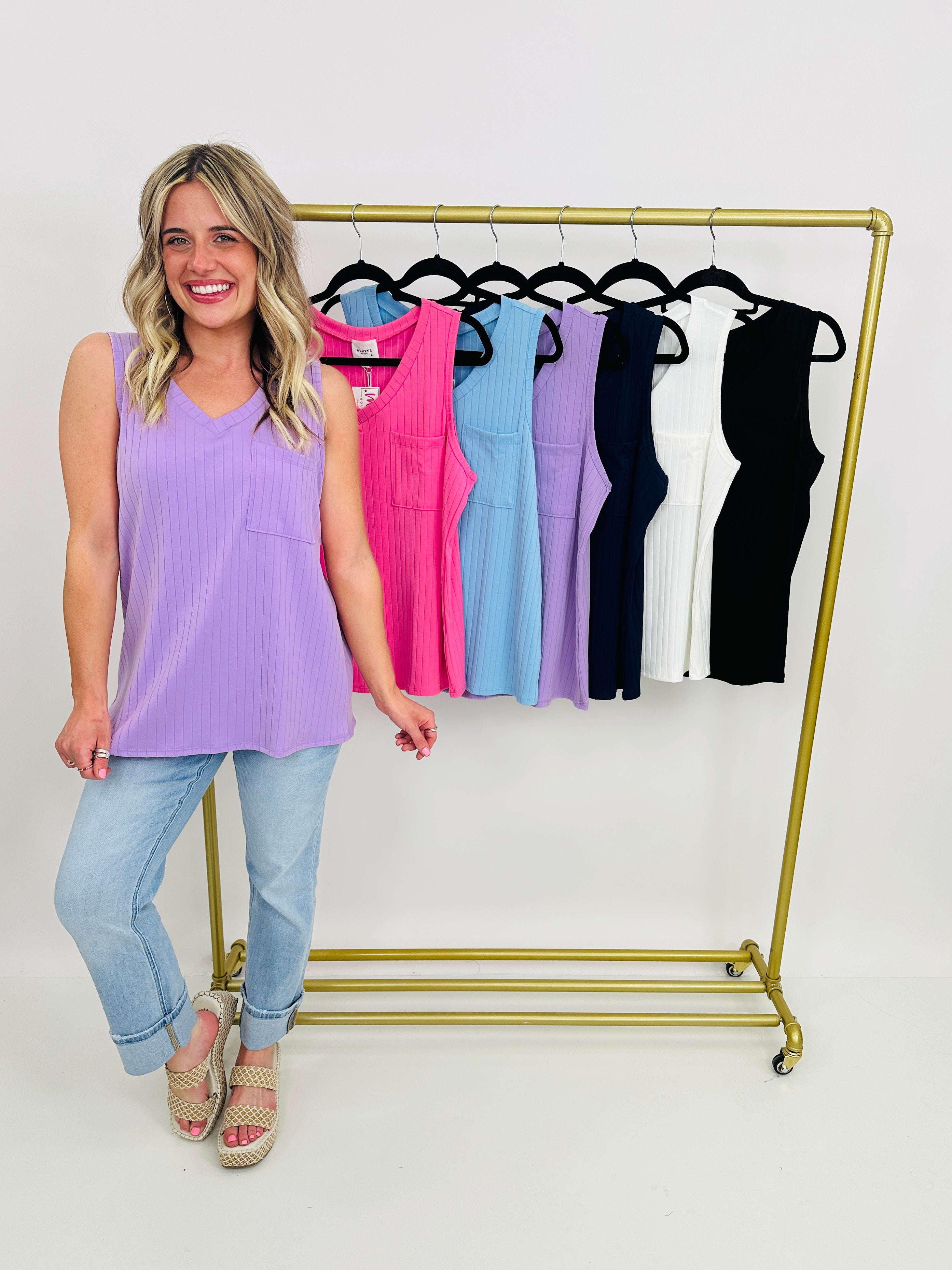 Everyday Basis Tank Top- Multiple Colors!