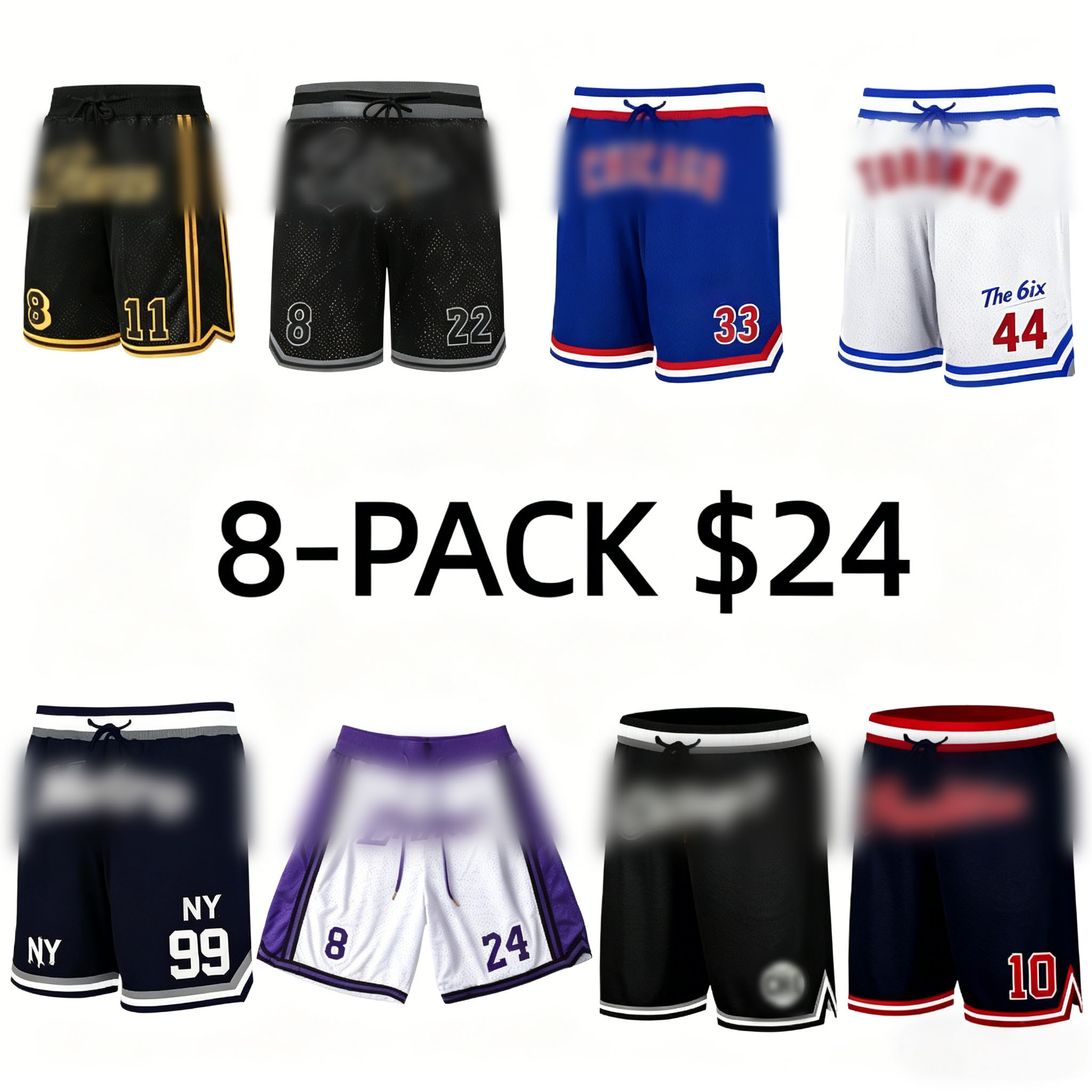 Men's Regular Fit Letter & Number Print Drawstring Waist Jersey Basketball Shorts