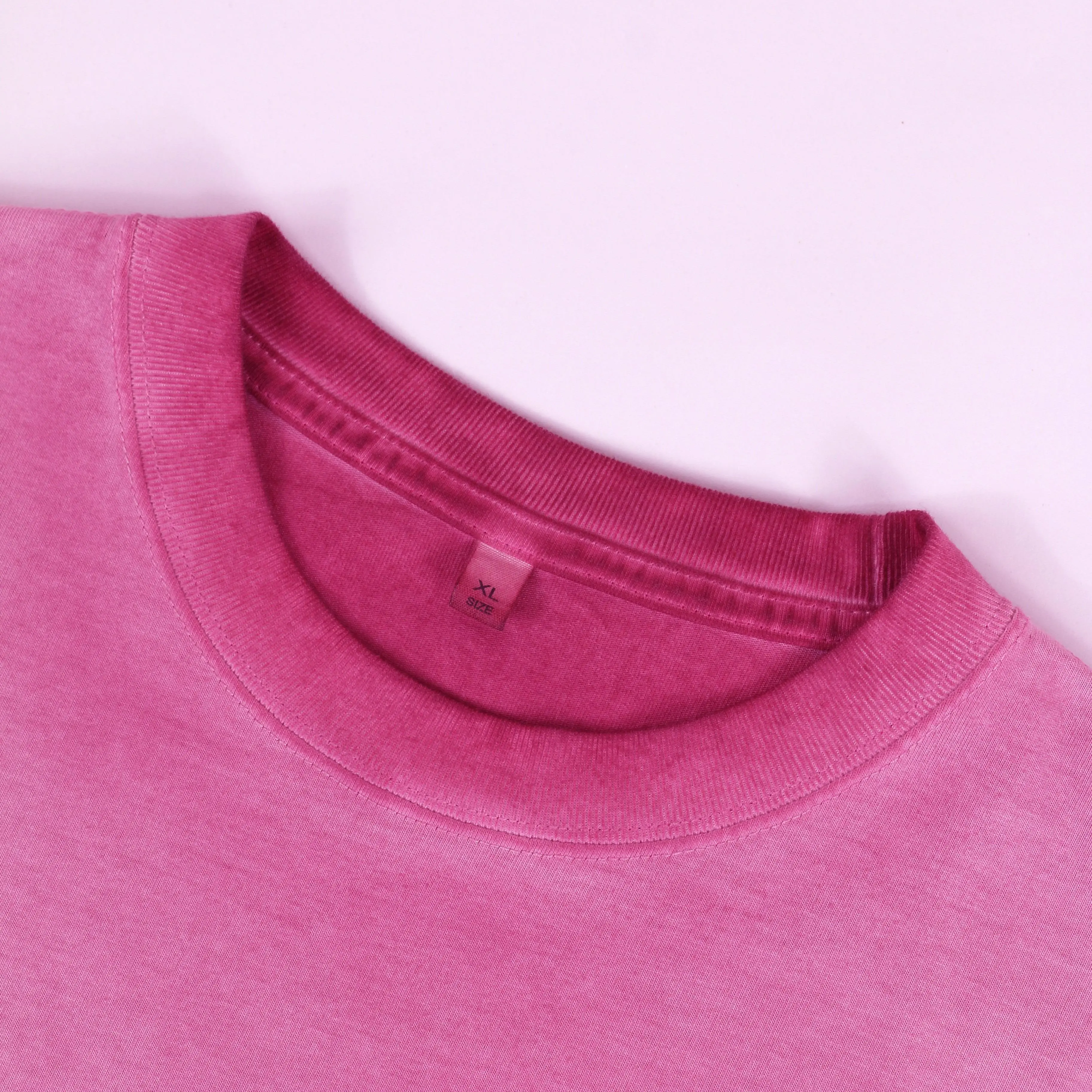 Fashion Tshirt & Shorts Set Summer Washed Cotton Dirty Washed Trendy Gradient Color Men's and Women's Suits, Short-sleeved Tops Paired with Shorts, Retro Outfits.