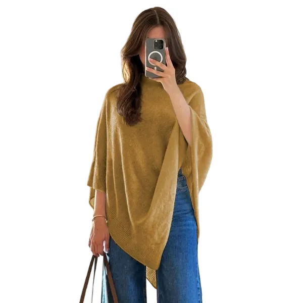 Women's Plain Loose Elegant Fashion Sweater Shawl