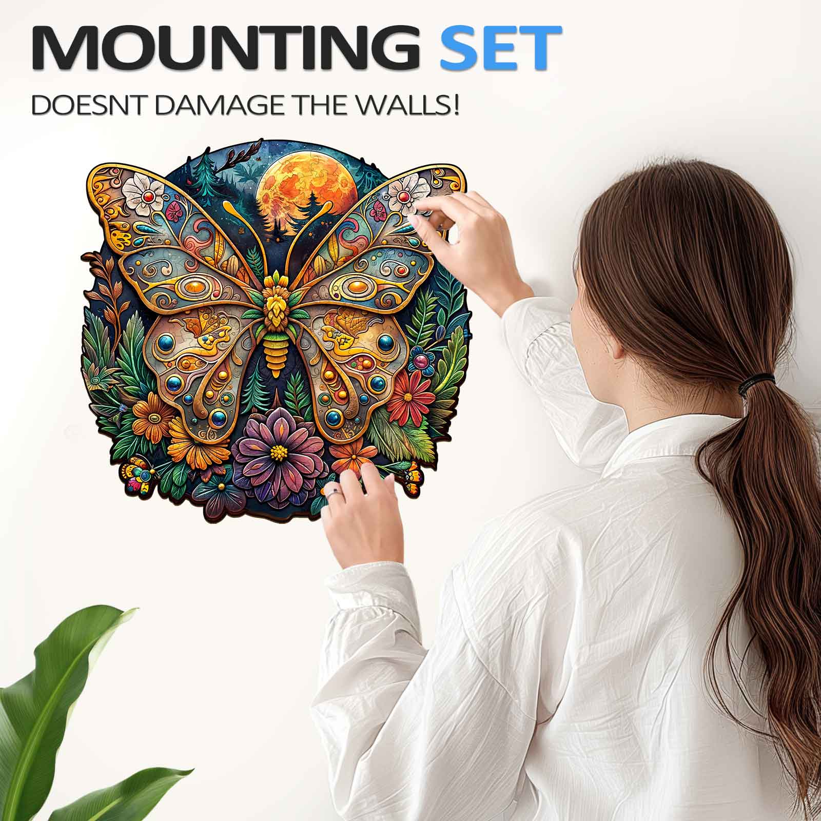 Ancient Butterfly-1 Wooden Jigsaw Puzzle