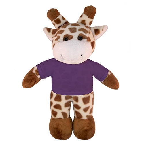 Soft Plush Giraffe with Tee 8inch