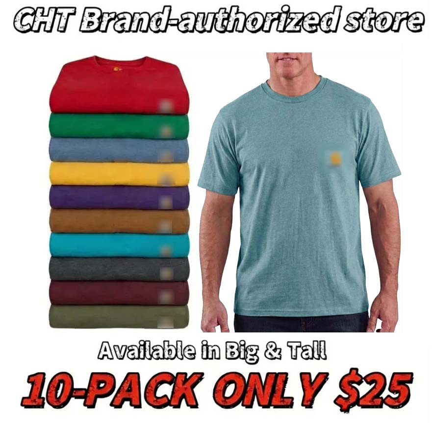 Last Day Promotion 🔥CHT Men's WIP Workwear Loose Fit Heavyweight Shirts (Also Available in Big & Tall)