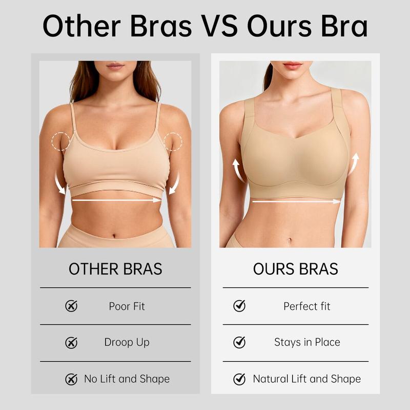 Wireless Push Up Jelly Bra Supportive Seamless Bras