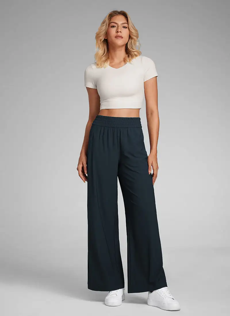 Feathery-Fit Stretchy High Rise Pant 30