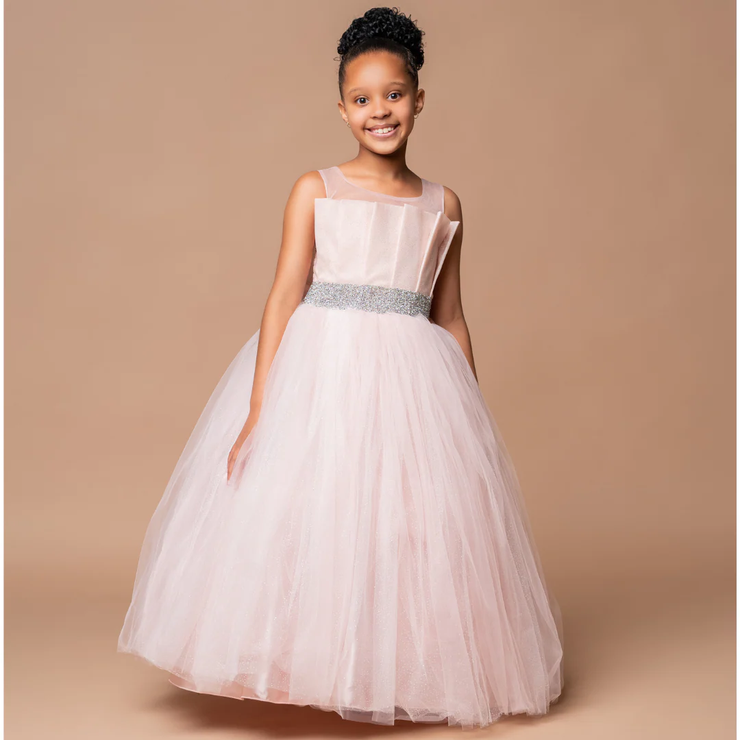 Pale Pink Sparkle Dress