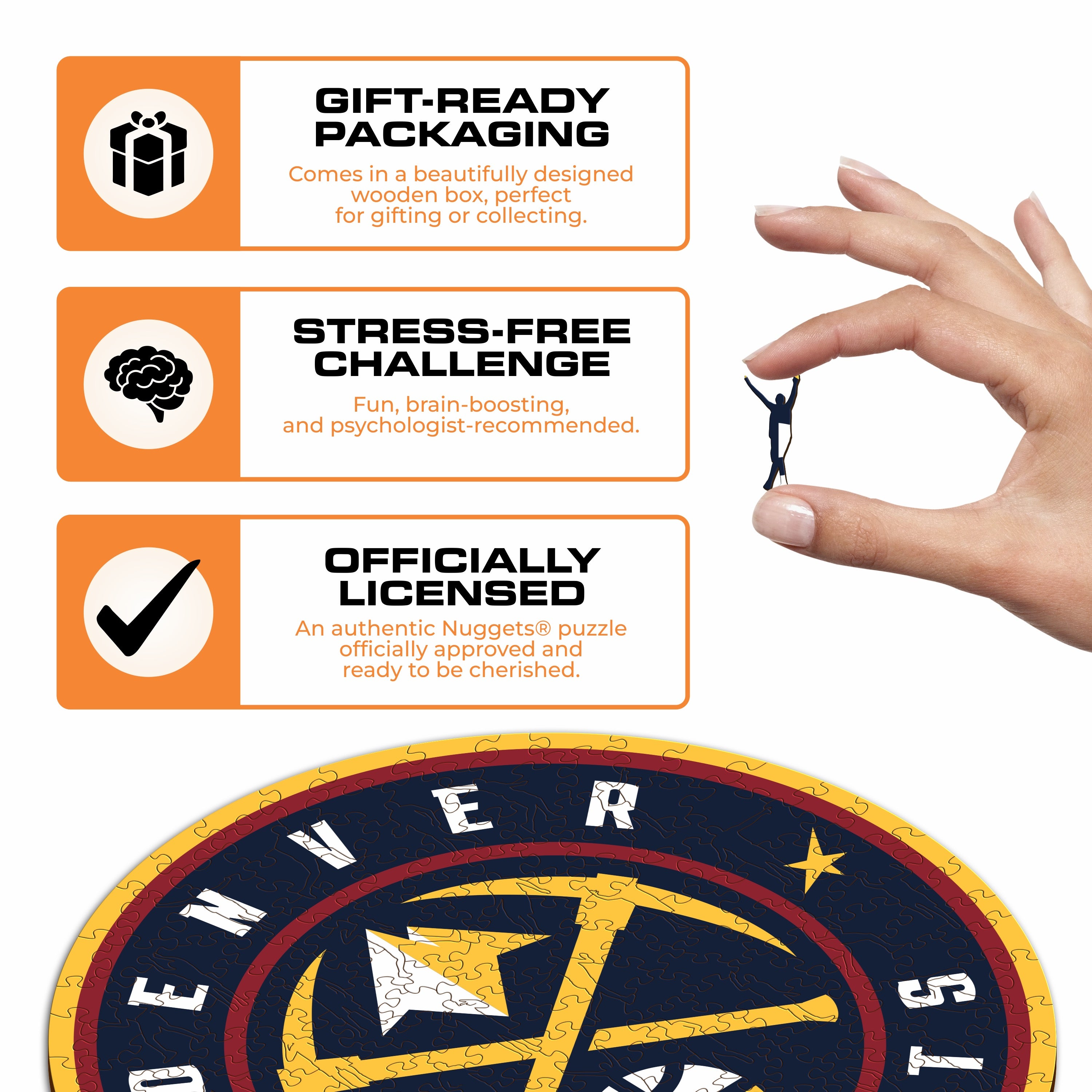 Denver Nuggets™ - Wooden Puzzle