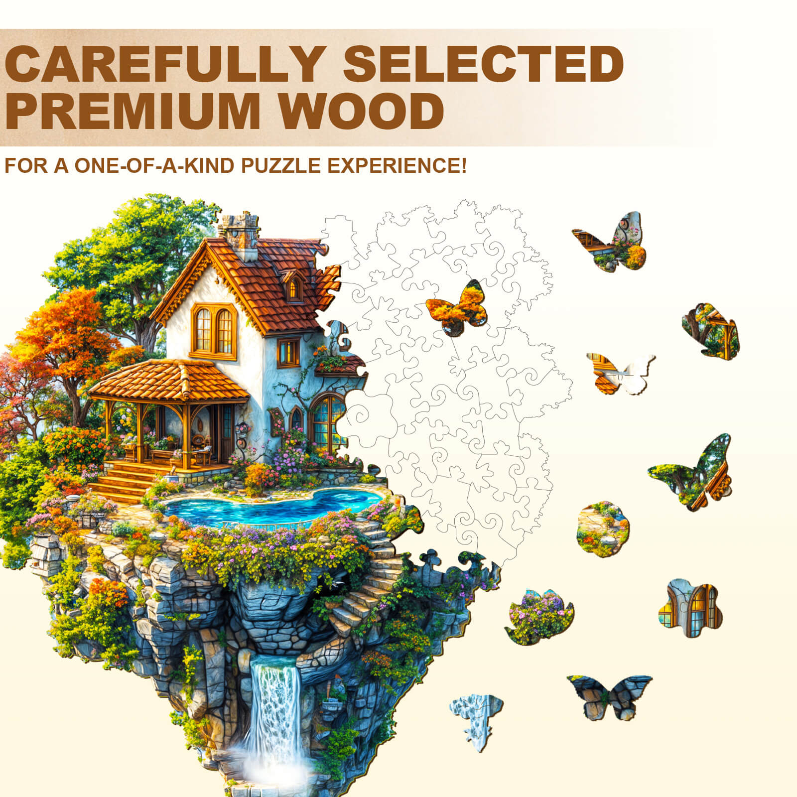 Floating Haven Wooden Jigsaw Puzzle