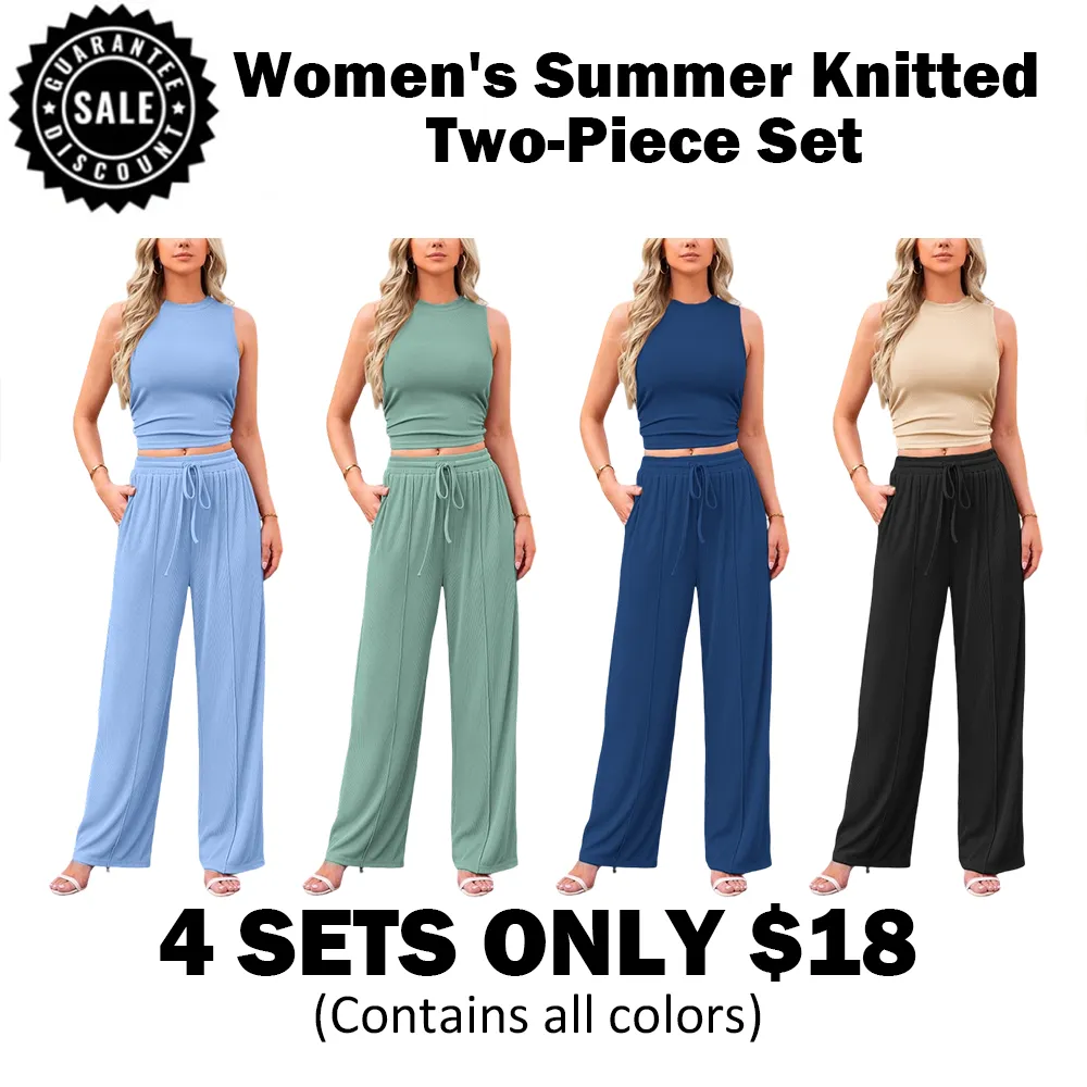 🔥Women'S Summer Two-Piece Set🔥8-Sets - All Colors Included