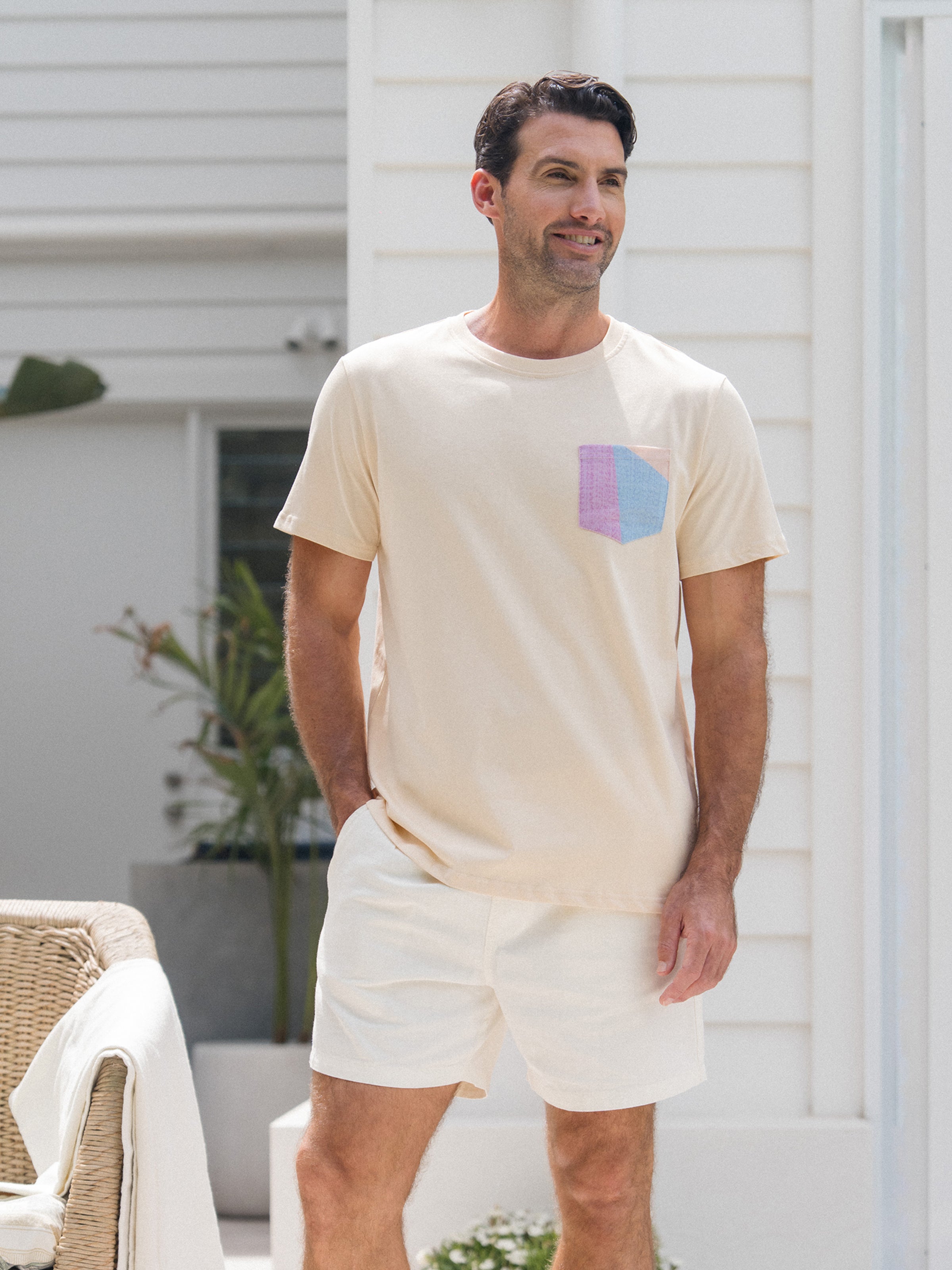 Family Matching Outfits Set Colorblock Sleeveless Strappy Dress or Short-sleeve T-shirt Multi-color