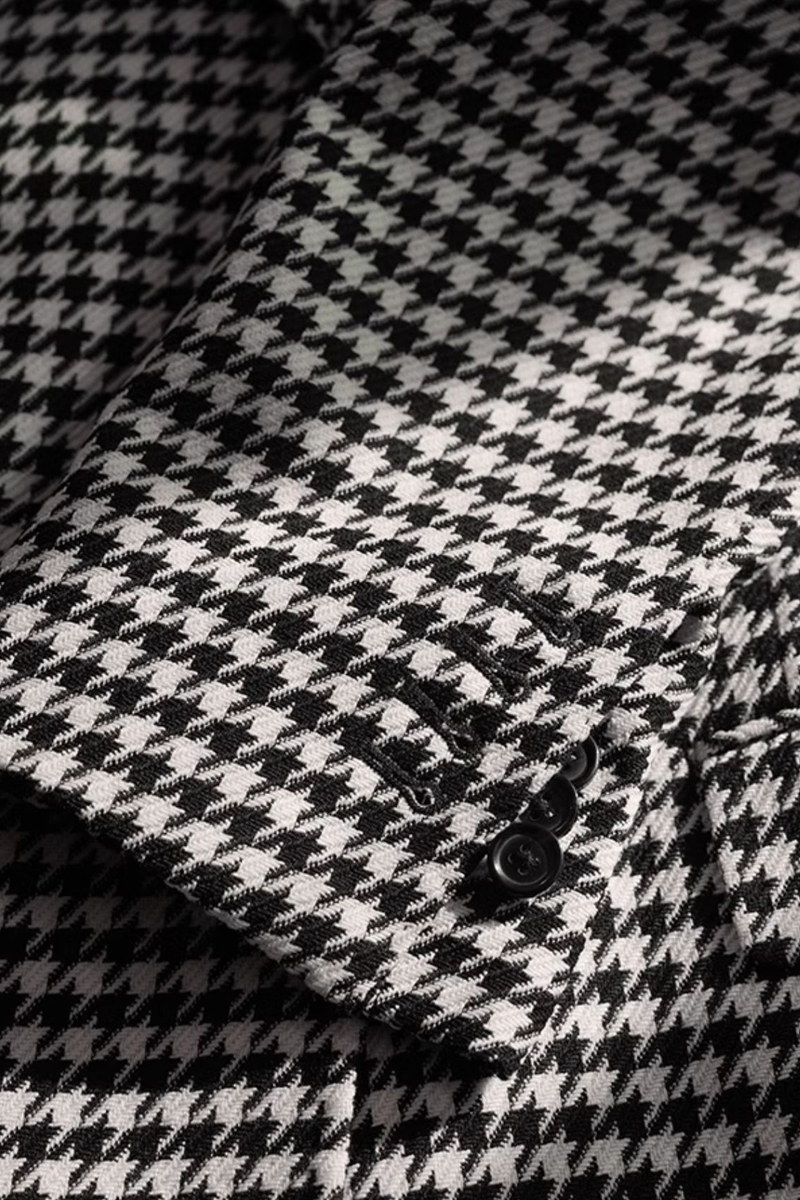 Men's Houndstooth Slim Fit Blazer