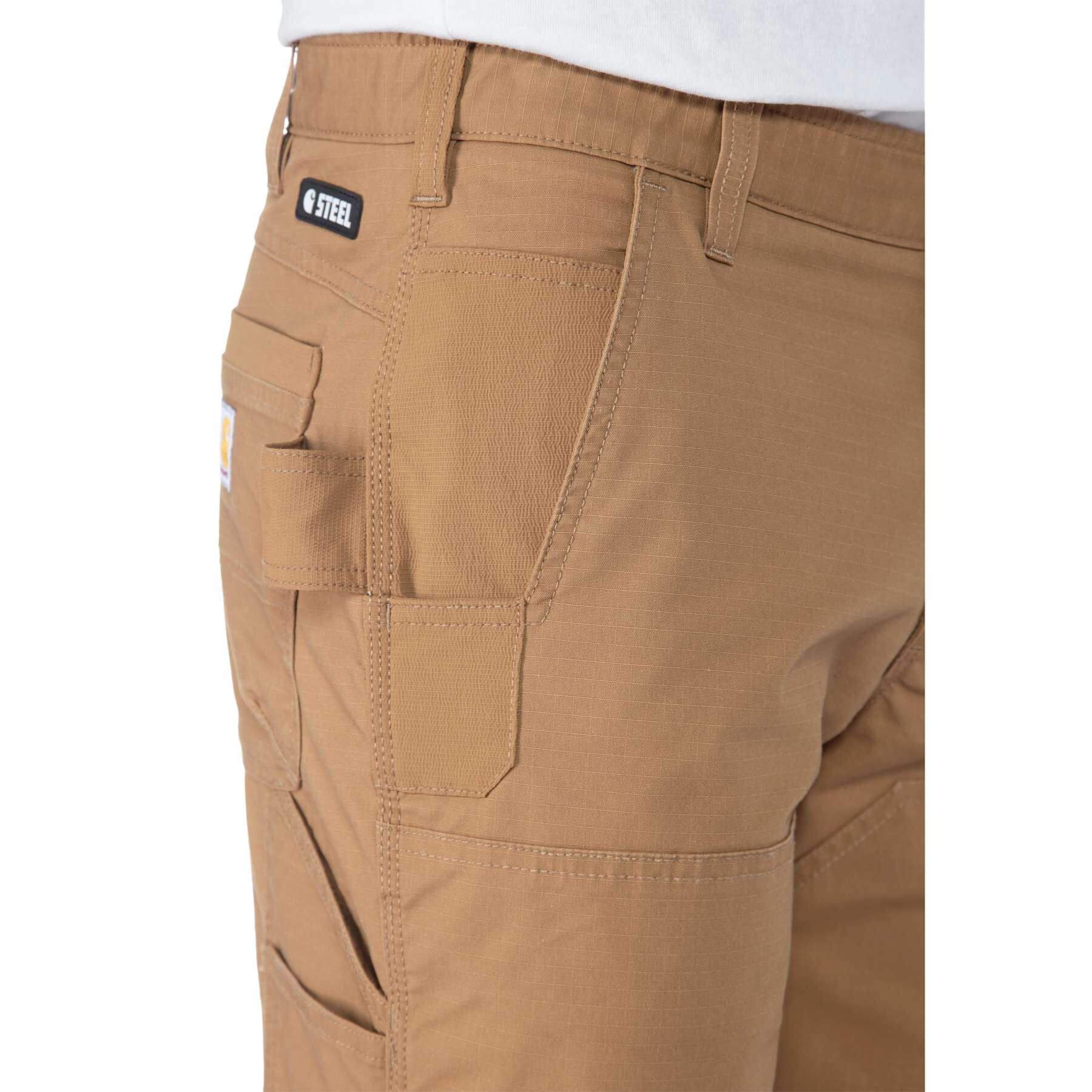 CHT Steel Straight Fit Rugged Flex Double-Front Ripstop Trousers 105075