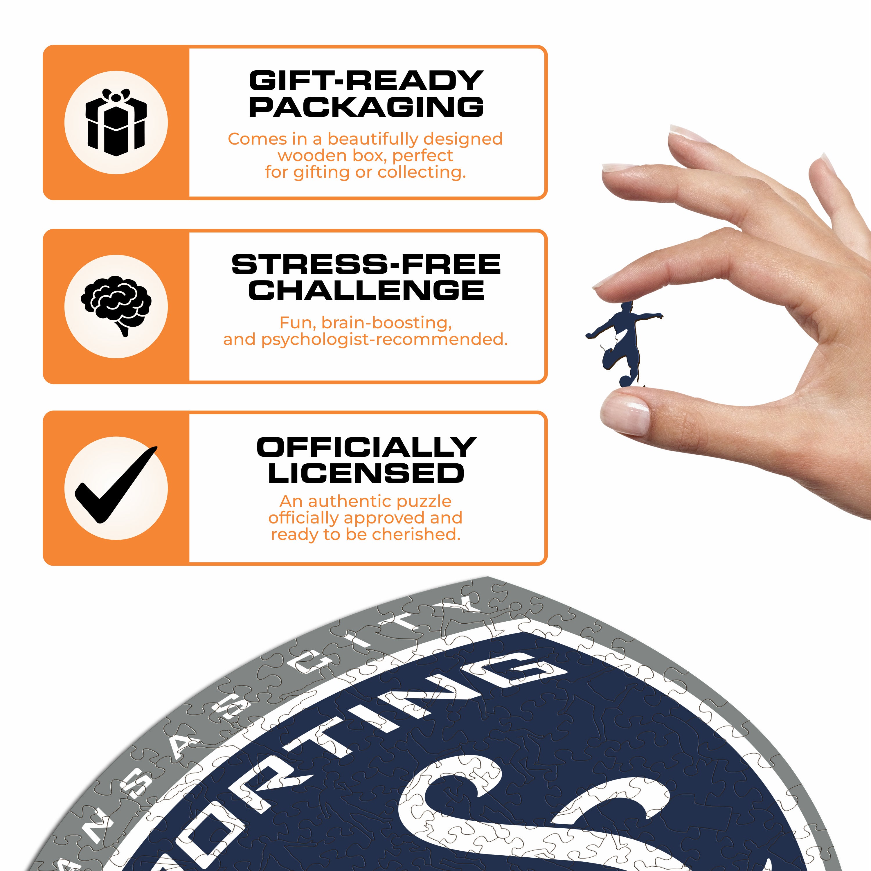 Sporting Kansas City® Logo - Wooden Puzzle