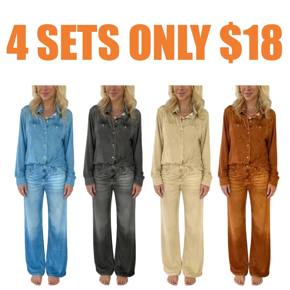 Denim Dreams Pajama Set