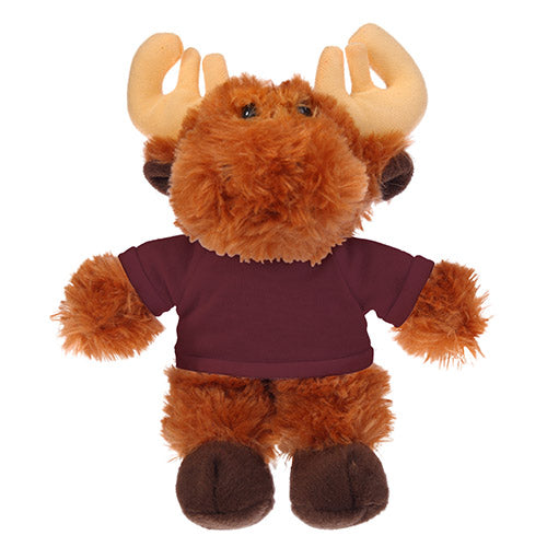 Soft Plush Moose with Tee 8inch