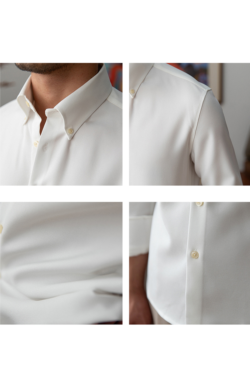 Men's Classic White No-iron Shirts