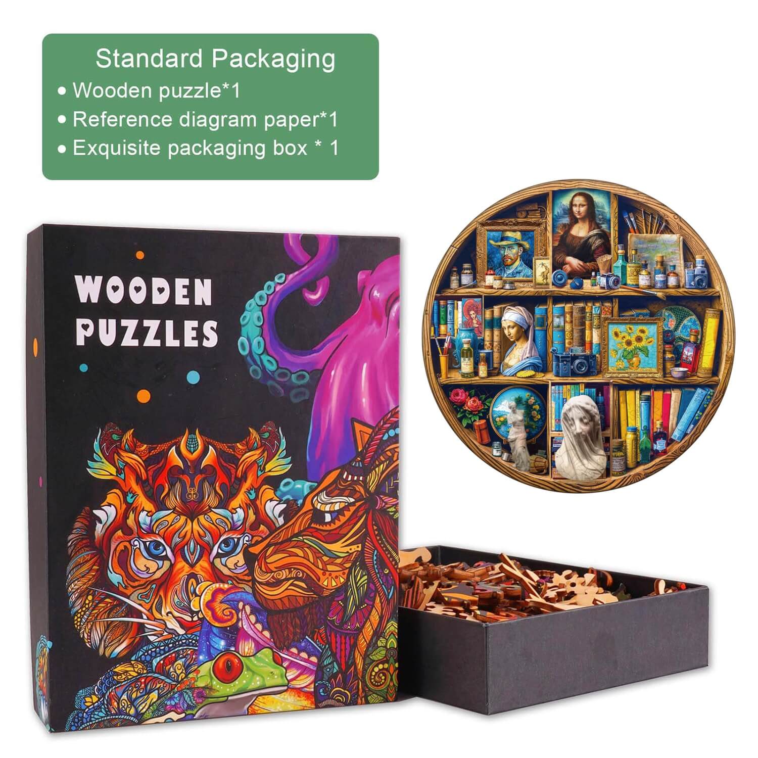 Artist Closet Wooden Jigsaw Puzzle