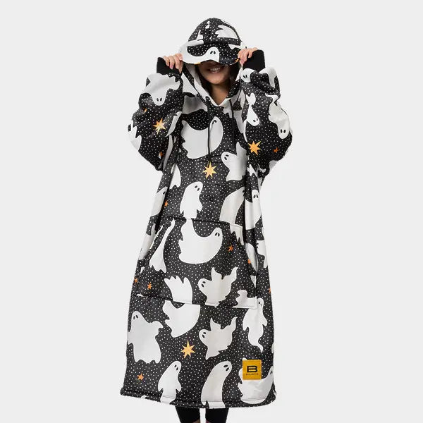 Wearable blanket Oversized with sherpa lining One size fits most.