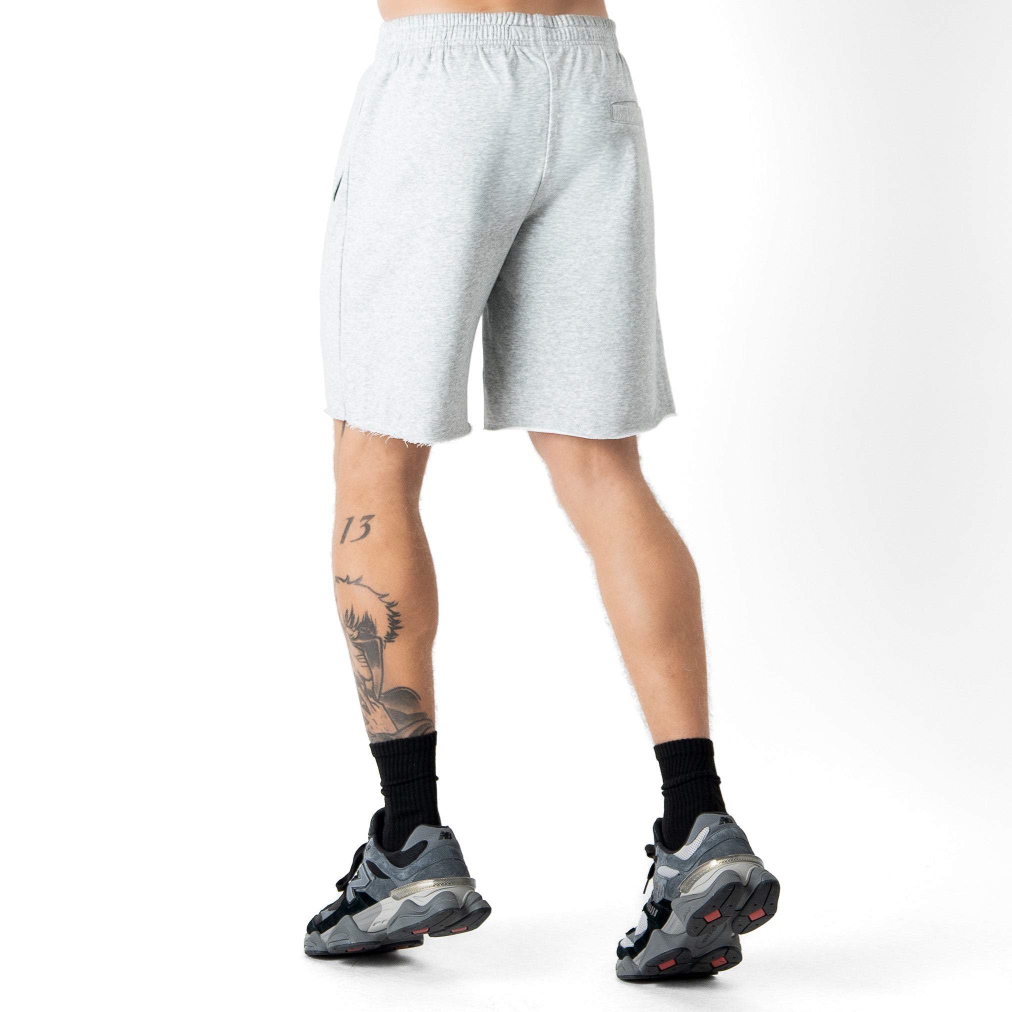 RELAXED CUT SHORTS FIGHTER'S CLUB - GREY