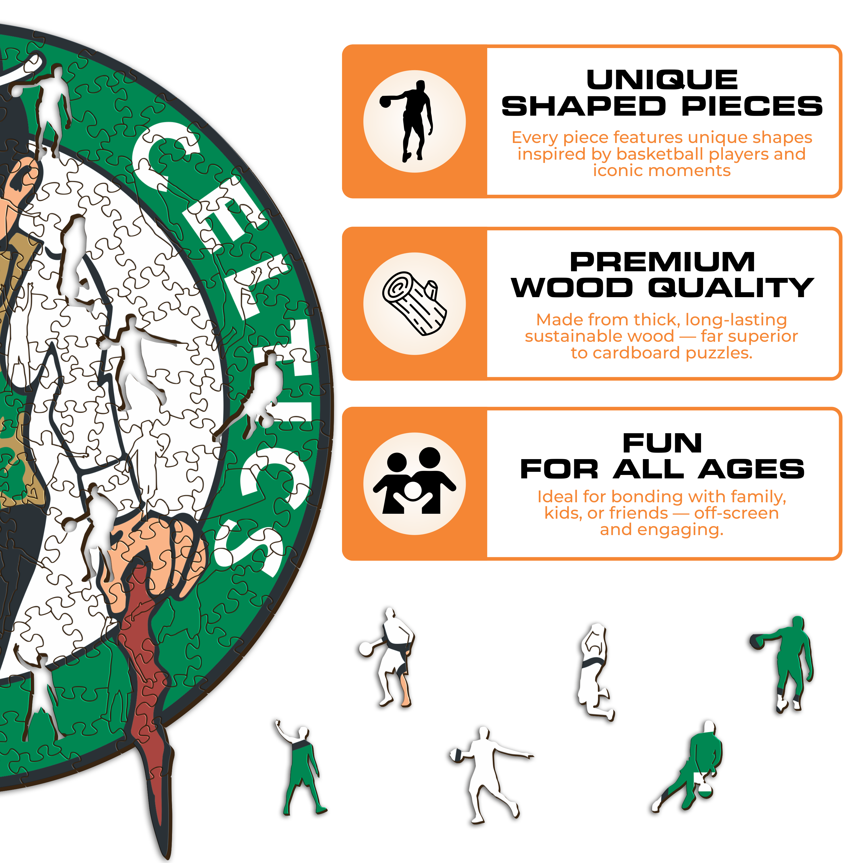 Boston Celtics™ - Wooden Puzzle