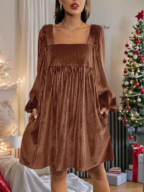 Christmas Dress for Women, Elegant Fitted Design