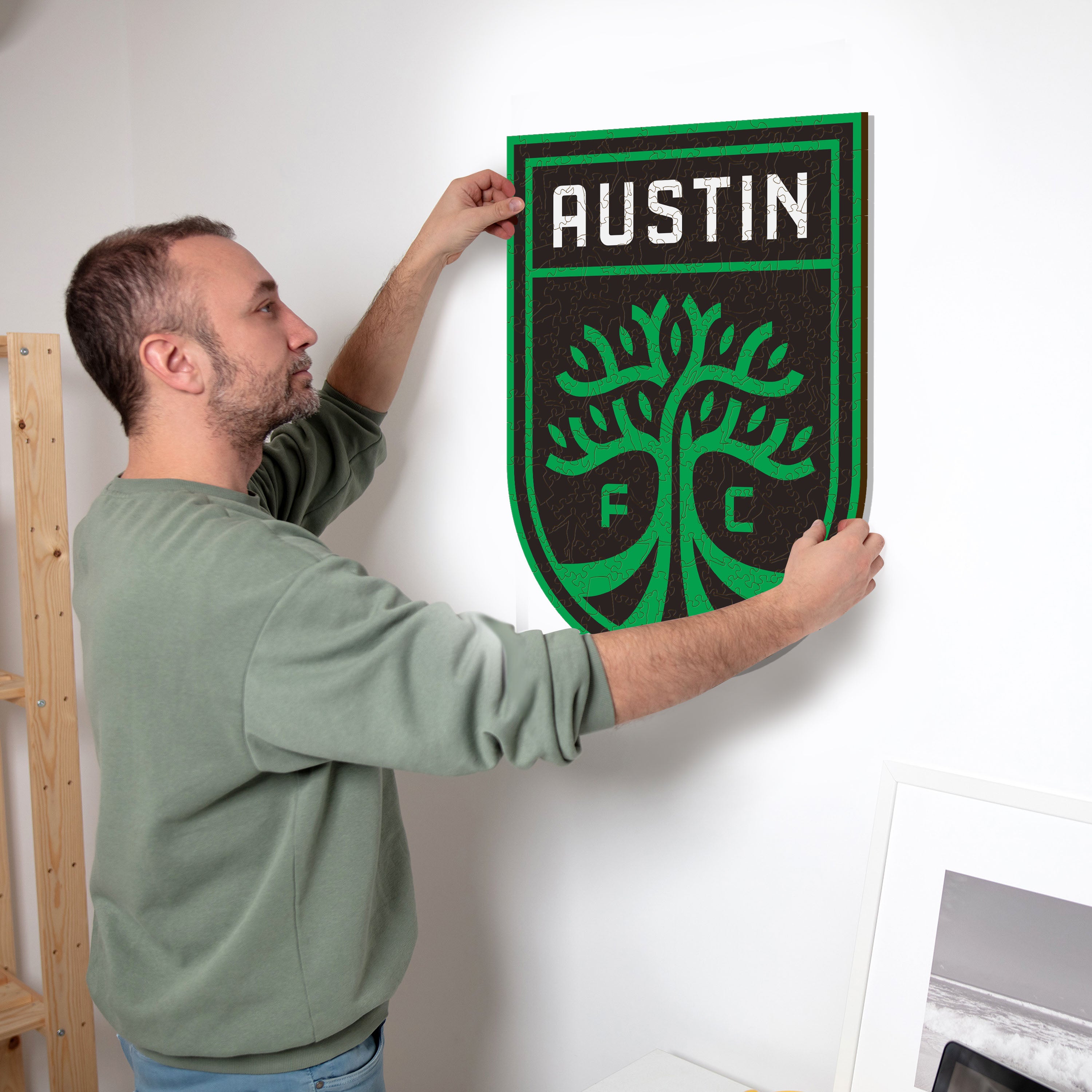 Austin FC® Logo - Wooden Puzzle