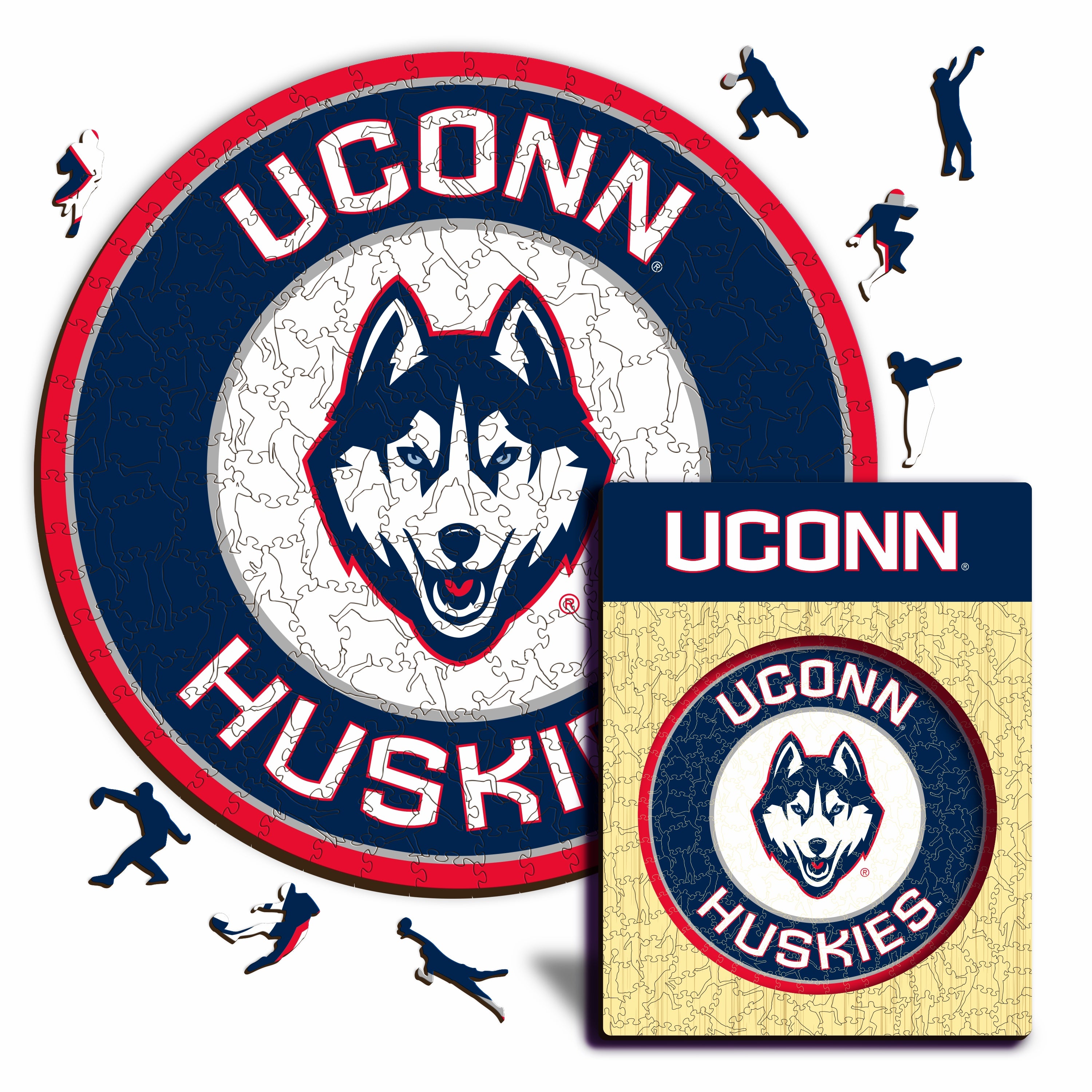 University of Connecticut - Wooden Puzzle