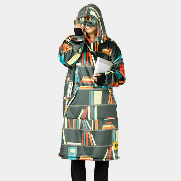 Wearable blanket Oversized with sherpa lining One size fits most.