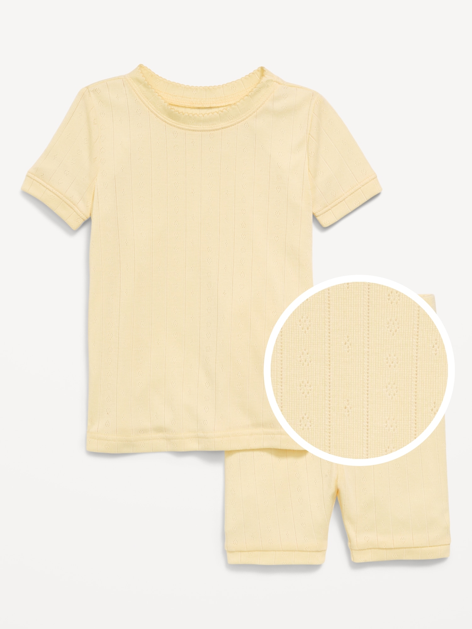 Ribbed Snug-Fit Pajama Set for Toddler & Baby