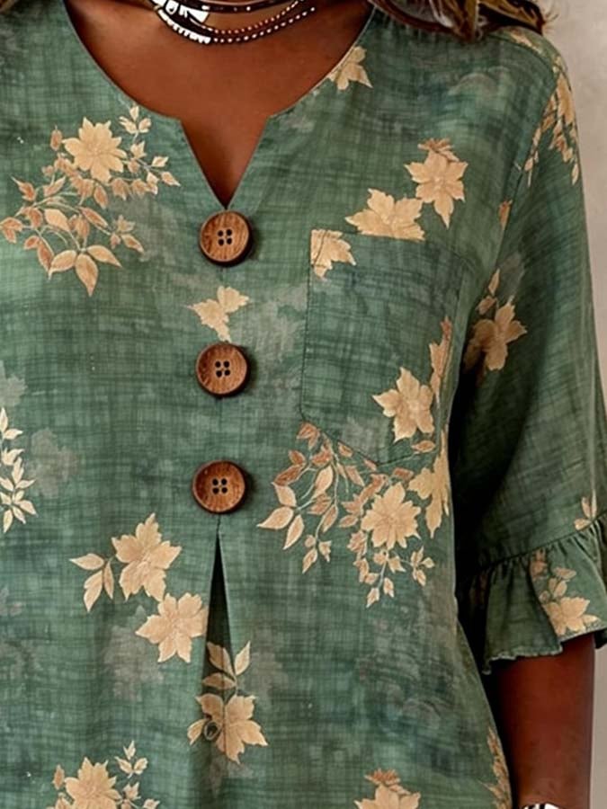 Women'S Casual Printed Top