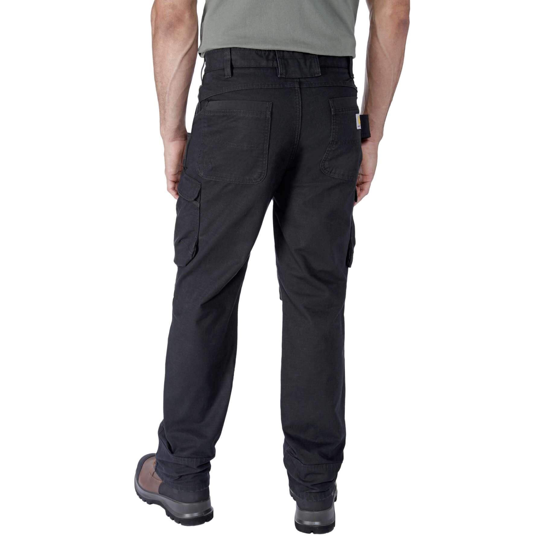 CHT Relaxed Straight Steel Rugged Flex Stretch Ripstop Double-Front Cargo Trousers 105072